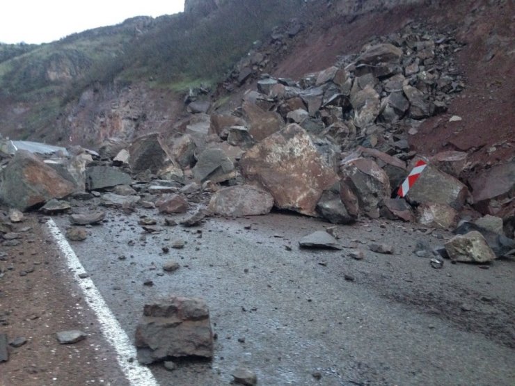Giresun’da Heyelan
