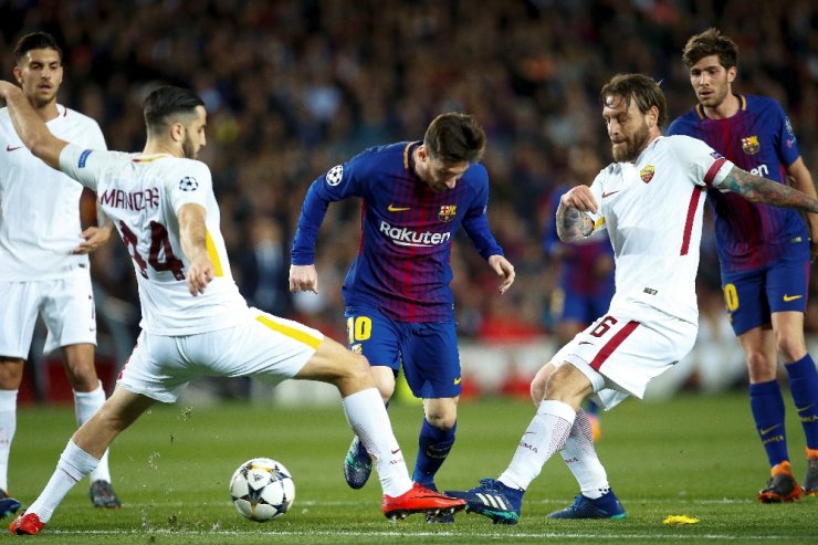 Barcelona, Roma’ya Şans Tanımadı