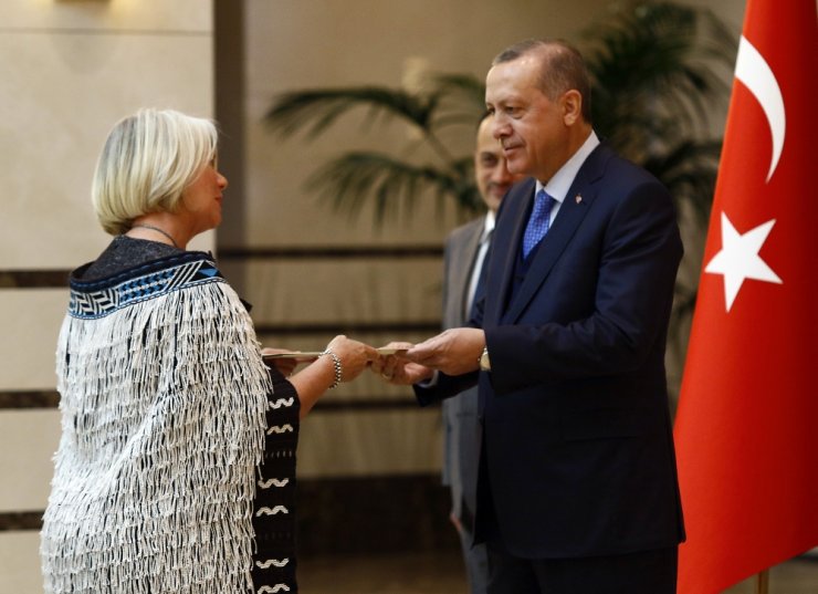 Erdoğan Yeni Zelanda Büyükelçisini Kabul Etti