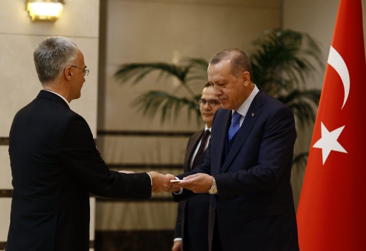 Erdoğan Sırbistan Büyükelçisini Kabul Etti