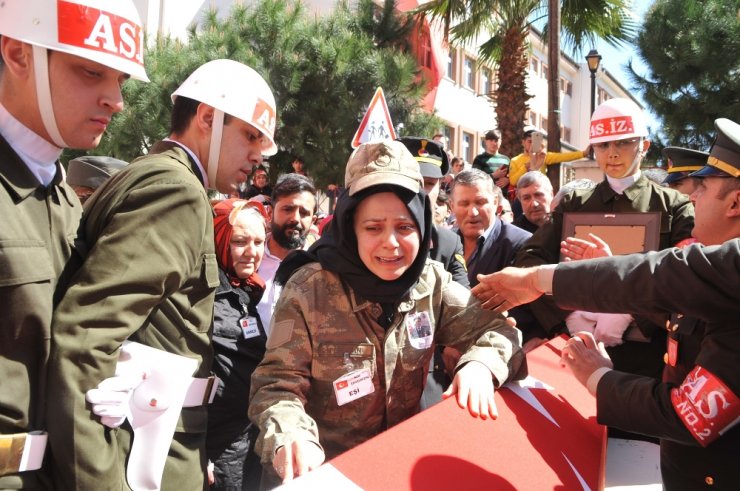 Samsun Şehidini Uğurladı