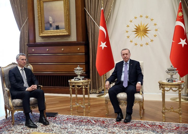 Erdoğan, Nato Genel Sekreterini Kabul Etti