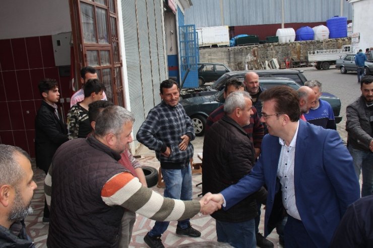 Balta, Küçük Sanayi Sitesi Esnafıyla Kahvaltıda Buluştu