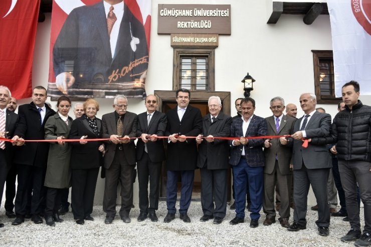 Gümüşhane Üniversitesi’nin Süleymaniye Mahallesi Ofisi Açıldı