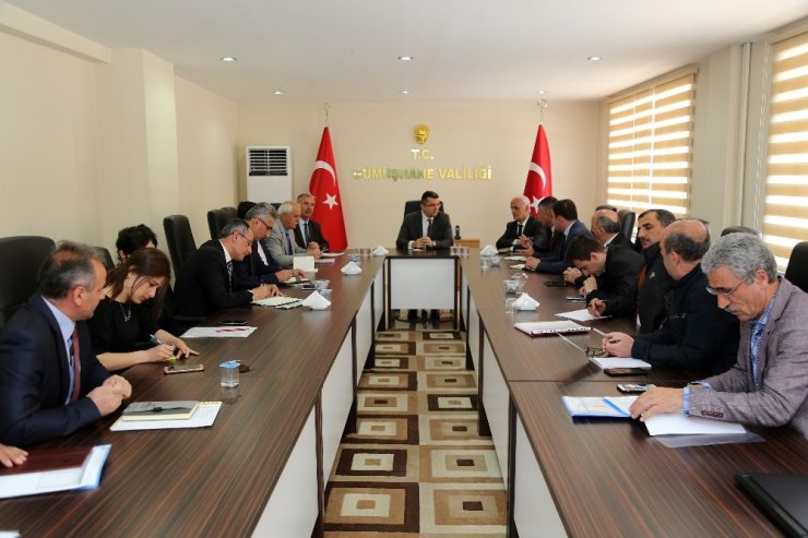 Gümüşhane’de Yatırım Değerlendirme Toplantısı