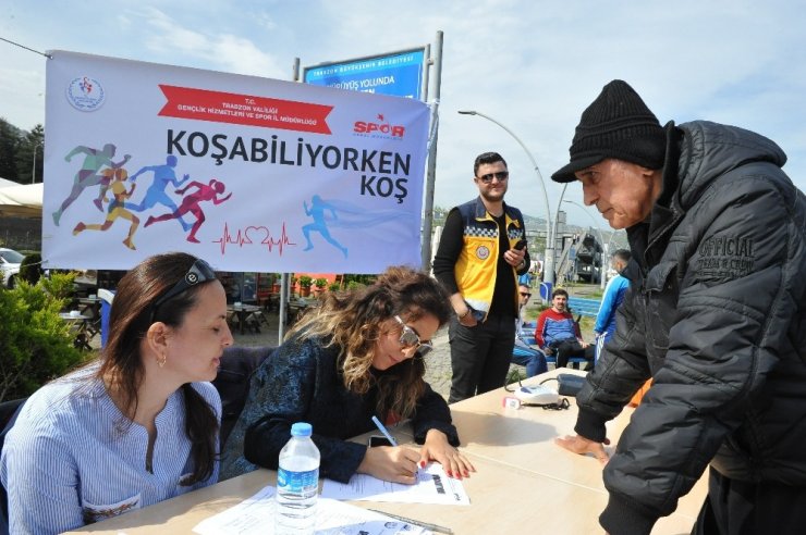 Trabzon, ‘Koşabiliyorken Koş Projesi’ İle Hareketsiz Yaşama ‘Dur’ Diyor
