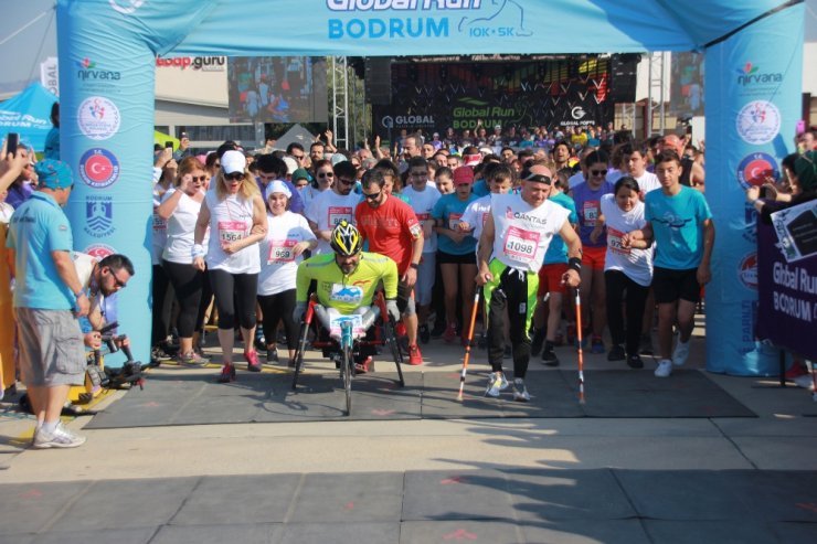 Global Run Yarışlarında Binlerce Kişi Ter Döktü