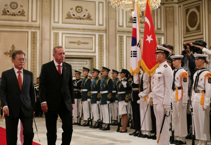 Cumhurbaşkanı Erdoğan Güney Kore’de