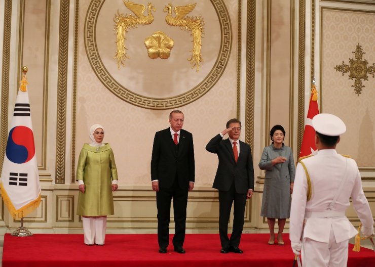 Cumhurbaşkanı Erdoğan Güney Kore’de