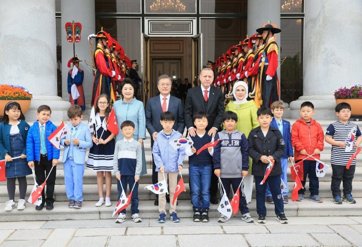 Cumhurbaşkanı Erdoğan Güney Kore’de