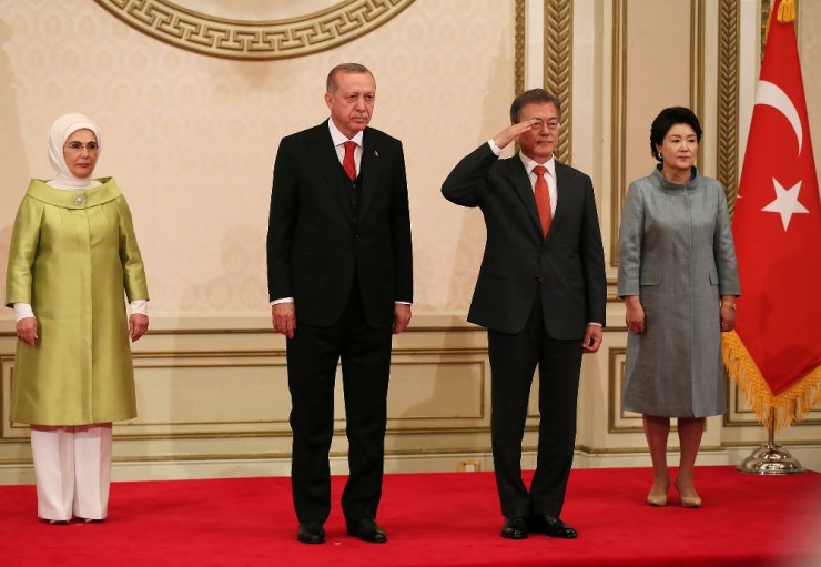 Cumhurbaşkanı Erdoğan Güney Kore’de