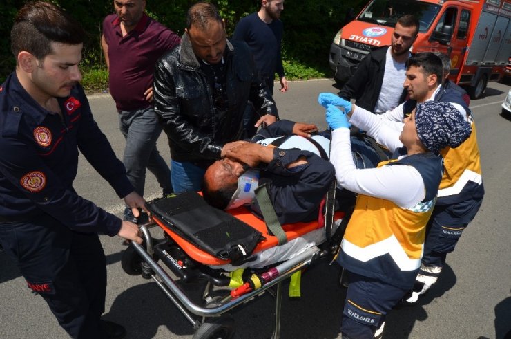 Trabzon’da Arap Turistlerin İçinde Bulunduğu Otomobil Fındık Bahçesine Uçtu: 2 Yaralı