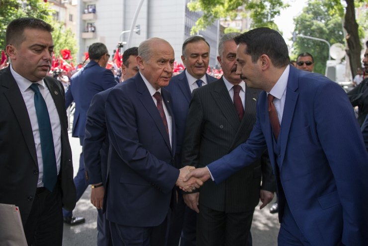 Bahçeli Ve Yıldırım Ysk’ya Geldi