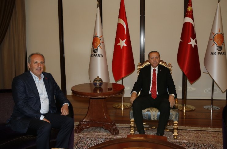 Cumhurbaşkanı Erdoğan, Muharrem İnce’yi Kabul Etti