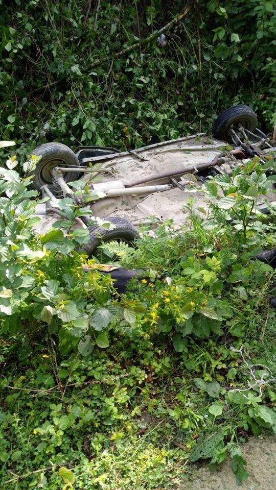 Giresun’da Dereye Yuvarlanan Araçta Sıkışan Yaralı Uzun Uğraşlar Sonucu Çıkartılabildi