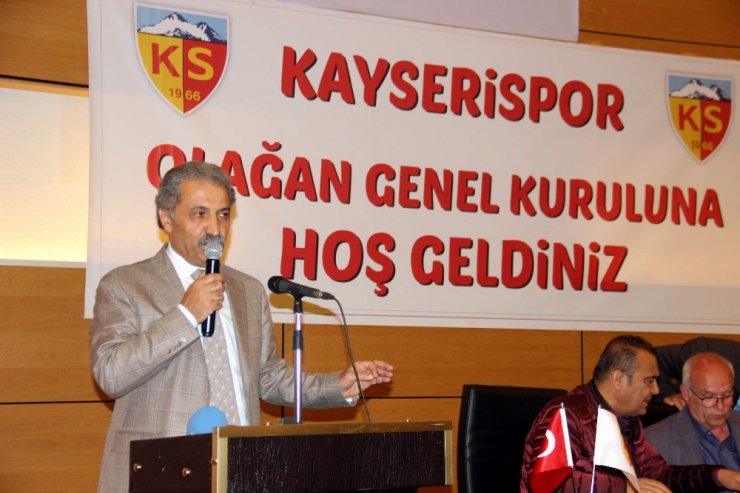 Kayserispor’da Erol Bedir Yeniden Başkanlığa Seçildi