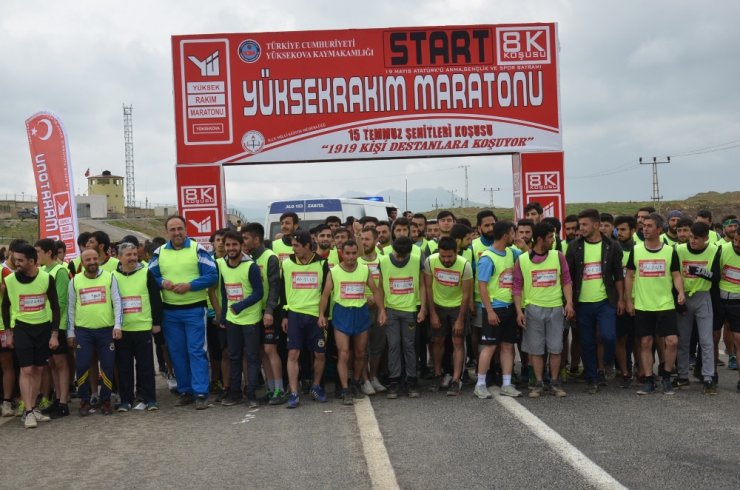 Yüksekova’da ‘Yüksekrakım Maratonu’ Yapıldı