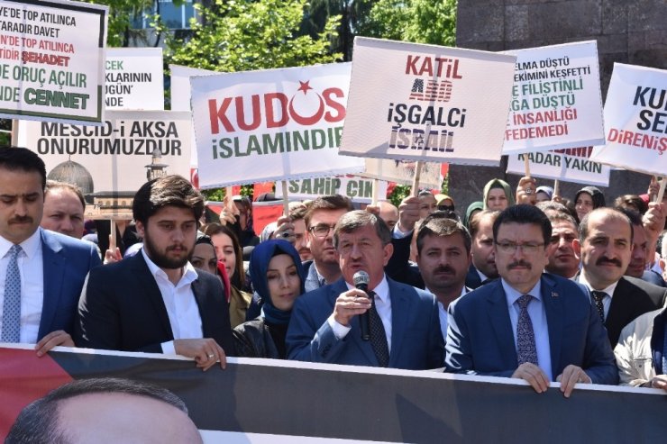 Trabzon’da Abd Ve İsrail’e Tepki