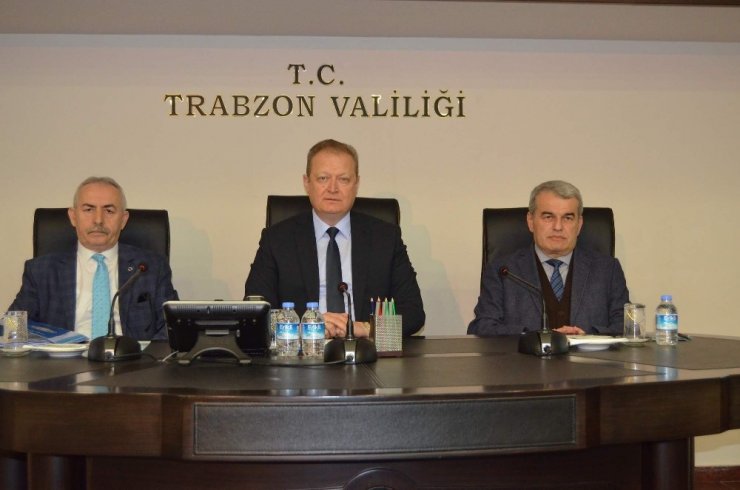 Trabzon’da Seçim Güvenliği Toplantısı Vali Yücel Yavuz’un Başkanlığında Yapıldı