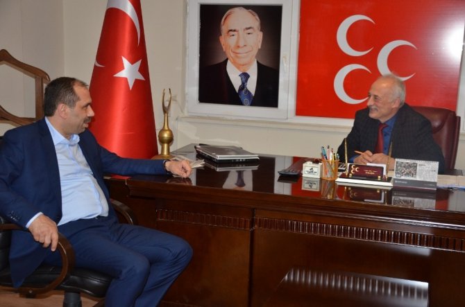 Ak Partili Balta’dan Mhp’ye Çat Kapı Ziyaret