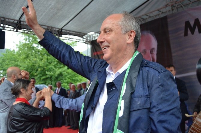 Chp’nin Cumhurbaşkanı Adayı Muharrem İnce Artvin’de