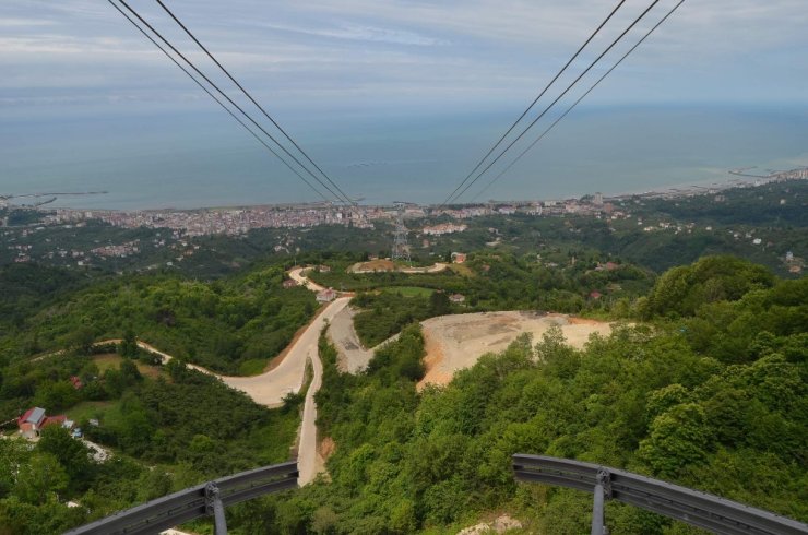 Karadeniz’in En Uzun Mesafeli Teleferik Projesi Tamamlandı