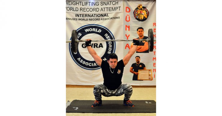 Tolga Çakmak’tan 7 Ton 60 Kilogramlık Rekor