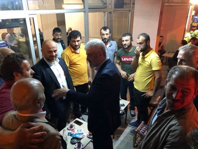 Ak Parti Trabzon Milletvekili Adayları Seçim Gezilerini Sürdürüyor