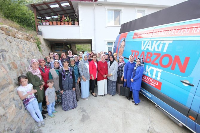 Ak Parti Trabzon Milletvekili Adayları Seçim Gezilerini Sürdürüyor