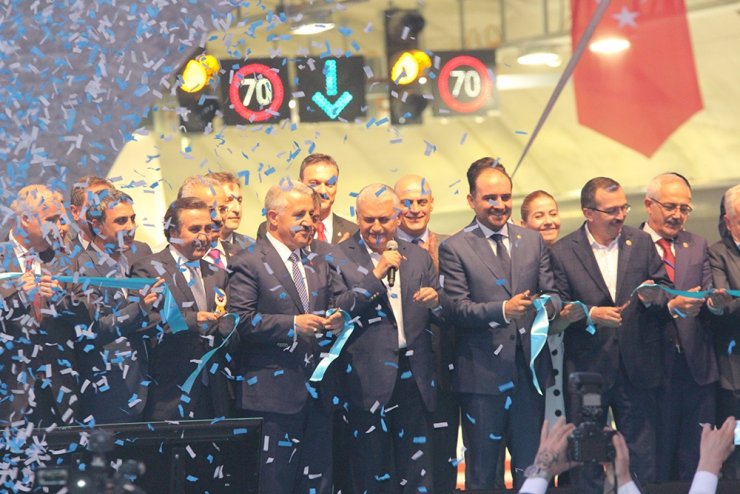 Başbakan Yıldırım, Sabuncubeli Tünelleri’ni Hizmete Açtı