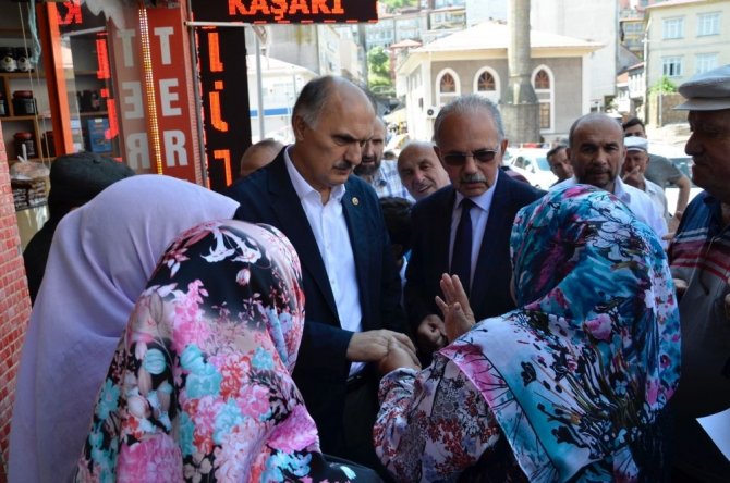 Ak Parti Giresun Milletvekili Adayları Seçim Gezilerini Sürdürüyor