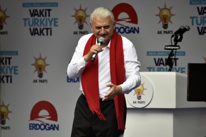 Başbakan Binali Yıldırım Gümüşhane’de