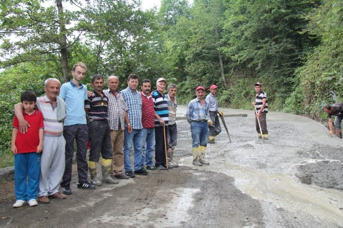 Vakfıkebir Belediyesi’nin Başlattığı Yol Yapım Hamlesi Devam Ediyor