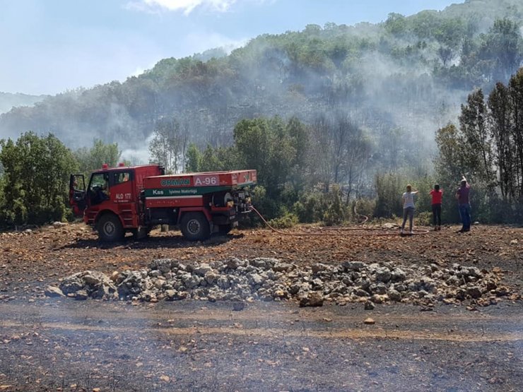Kaş’ta Orman Yangını