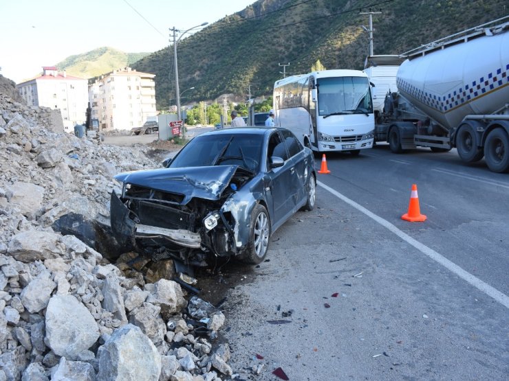 Gümüşhane’de Trafik Kazası: 3’ü Çocuk 7 Yaralı