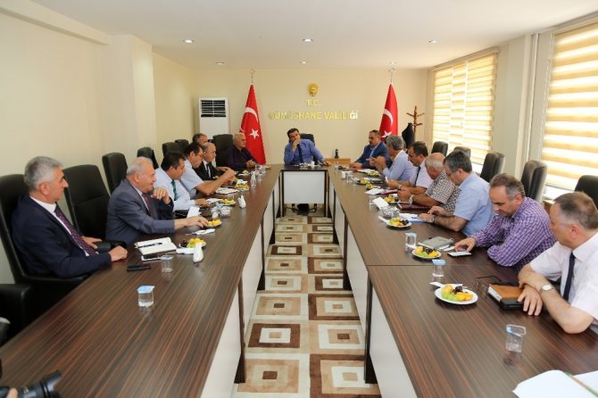 Gümüşhane’de Yatırım Değerlendirme Toplantısı Yapıldı