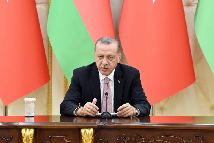 Erdoğan, Aliyev İle Bir Araya Geldi