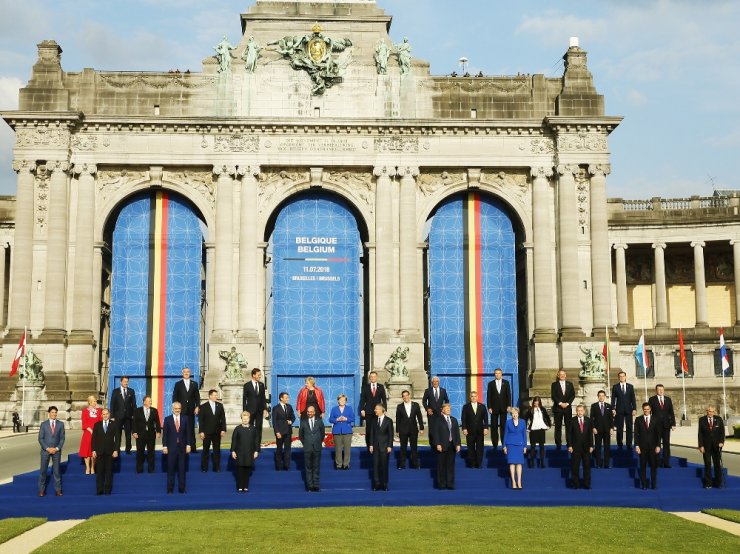 Erdoğan Nato Zirvesinde Aile Fotoğrafına Katıldı