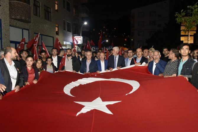 Gümüşhane’de 15 Temmuz Anma Programı
