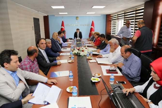 Gümüşhane’de İl İstihdam Ve Mesleki Eğitim Kurulu Toplandı
