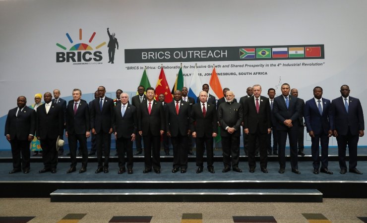 Erdoğan Brıcs Zirvesi’nde Aile Fotoğrafına Katıldı