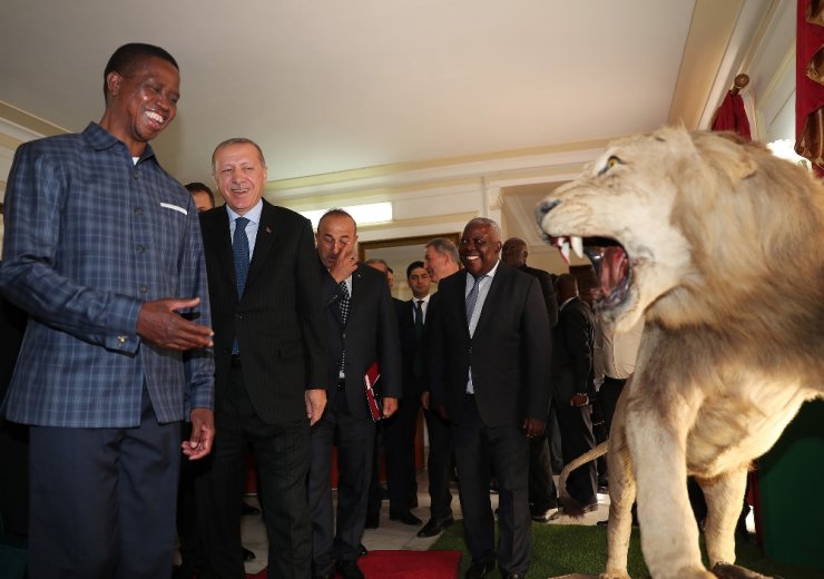 Erdoğan, Zambiyalı Mevkidaşı İle Görüştü