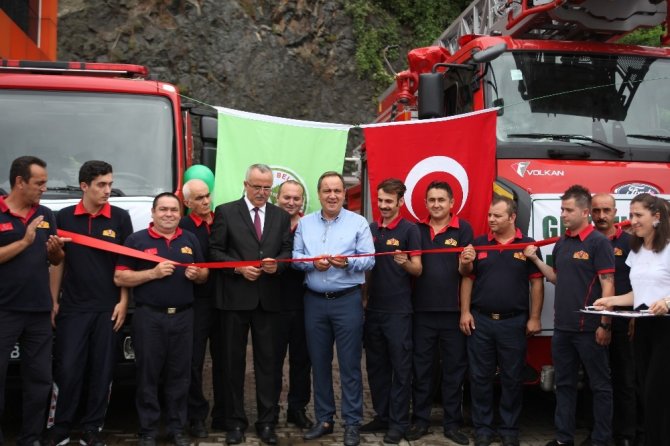 Giresun İtfaiye Filosunda 3 Yeni Araç Daha Hizmete Girdi