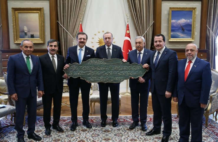 Erdoğan Tobb Heyetini Kabul Etti