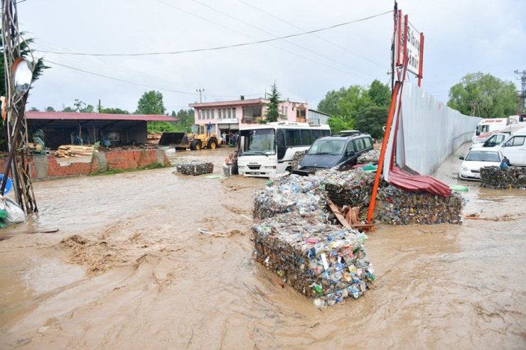 Afad Başkanı Güllüoğlu, Sel Bölgesinde