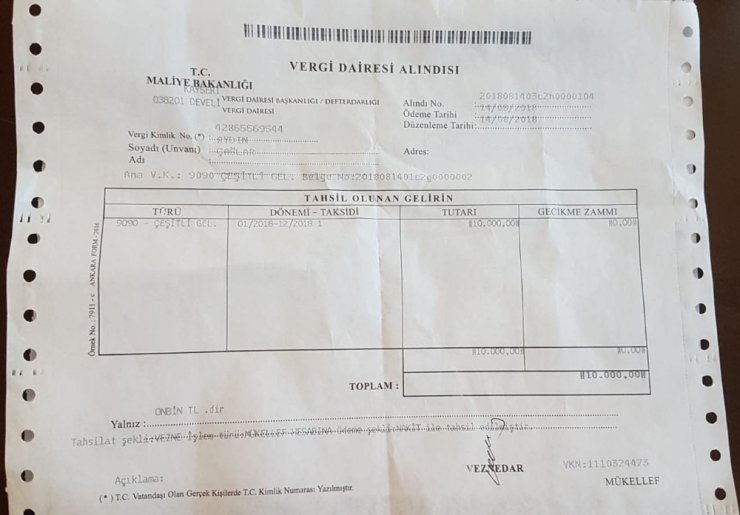 Kurbanını Sattı, Parayı Devlete Bağışladı