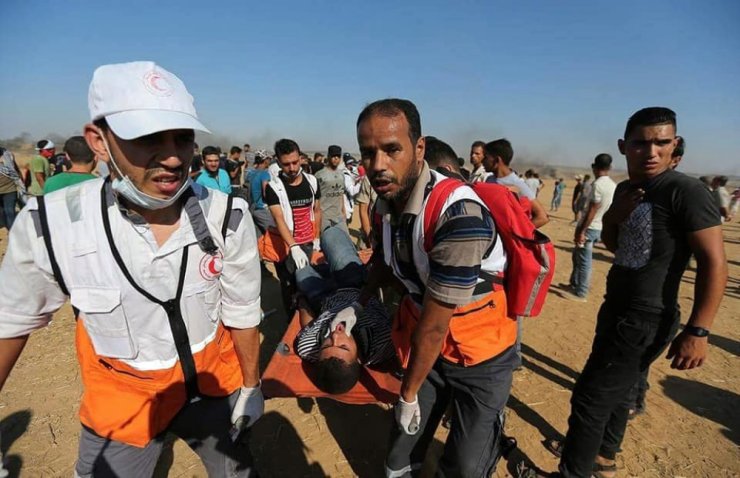 Gazze’de 2 Filistinli Şehit Oldu, 270 Kişi Yaralandı