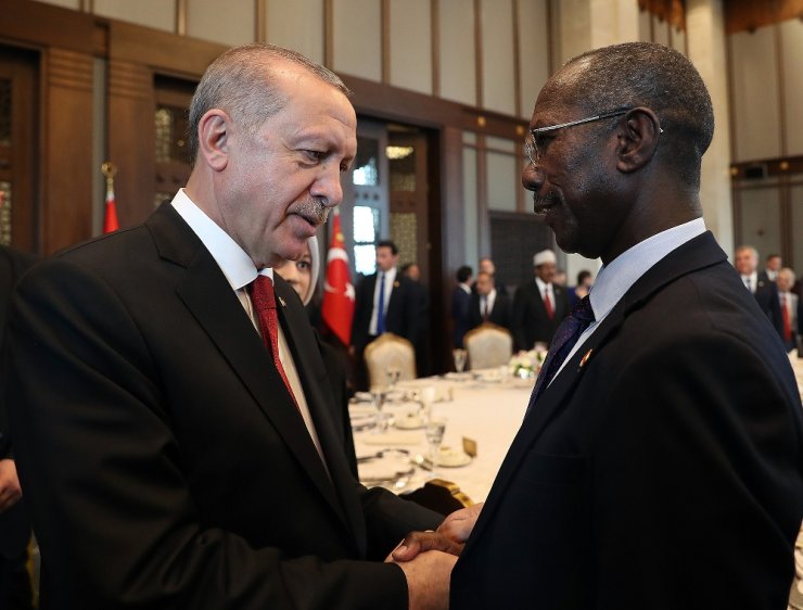 Erdoğan Devlet Başkanları Onuruna Yemek Verdi