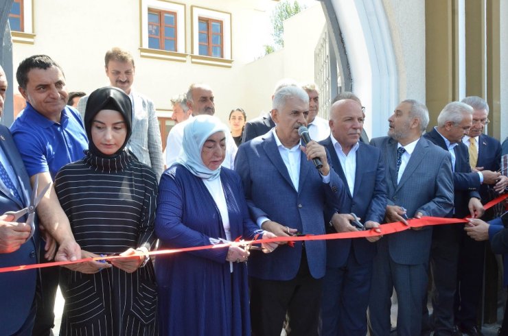 Tbmm Başkanı Binali Yıldırım Bilgi Evi’nin Açılışını Yaptı
