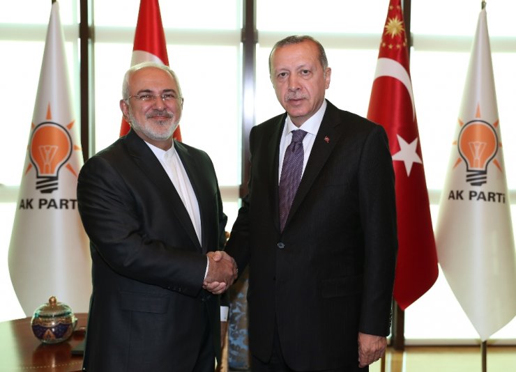 Cumhurbaşkanı Erdoğan, İran Dışişleri Bakanı Zarif’i Kabul Etti